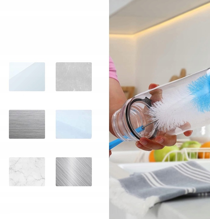 SZCZOTKA SODA DO CZYSZCZENIA BUTELEK DO SATURATORA Zestaw 5 Elementów