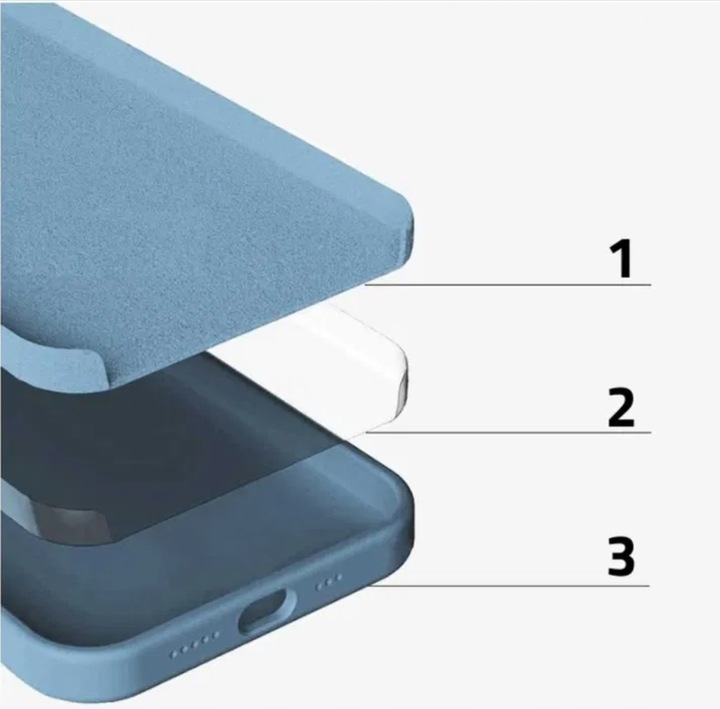 Plecki do iPhone 13 etui obudowa silicone case KREDOWY RÓŻOWY