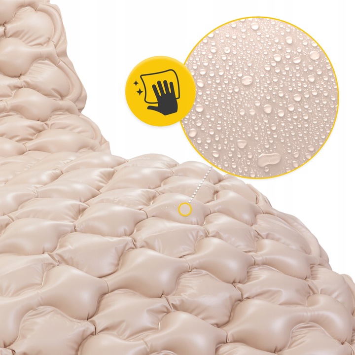 MATERAC PRZECIWODLEŻYNOWY BĄBELKOWY ANTYODLEŻYNOWY Z POMPĄ 200x90 CM 4FIZJO