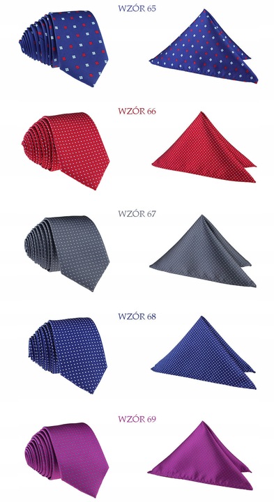 ZESTAW KOMPLET = KRAWAT i POSZETKA ( CHUSTECZKA )