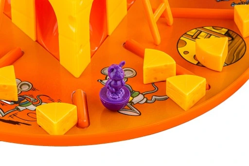 Gra Rodzinna Towarzyska Planszowa KOT I MYSZY Złap Ser Drabinki Cat & Mouse