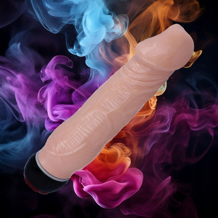 Duży Mocny Wibrator XL Penis Realistyczny Z Regulacją Wibracji Dildo Erotyk