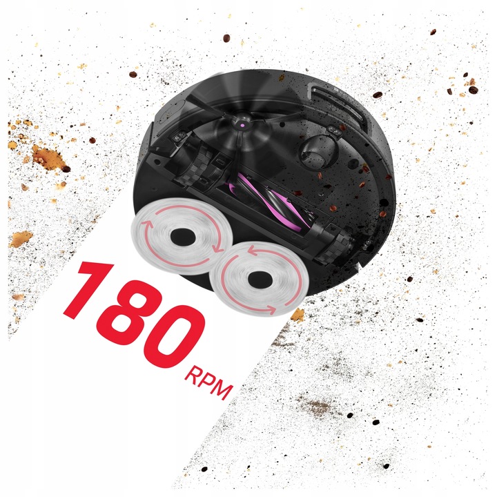 ROBOT SPRZĄTAJĄCY MOPUJĄCY WELLTEC R90 PRO + STACJA 5W1 + AKCESORIA