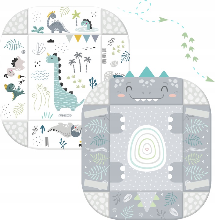 MATA EDUKACYJNA RICOKIDS DLA NIEMOWLĄT DUŻA INTERAKTYWNA + GRATIS PODUSZKA