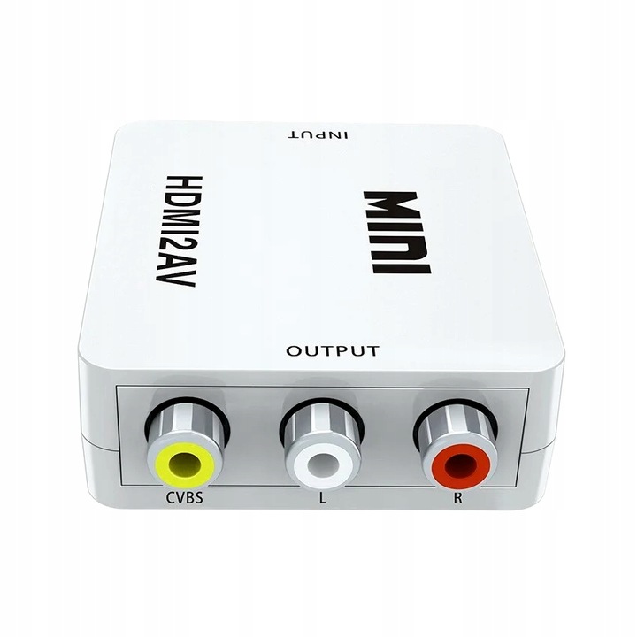 Adapter konwerter sygnału HDMI do AV Audio RCA