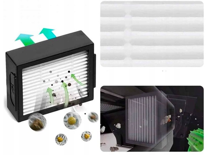 Zestaw Zamiennik do iRobot Roomba szczotki fi3/i4/i6/i7/i8/E5/E6/E7 13el.