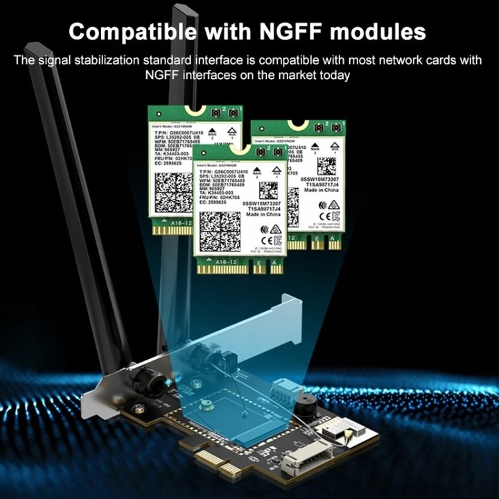 Karta PCI-E Do Zdalnego Sterowania Komputerem Network Card Edup EP-9713