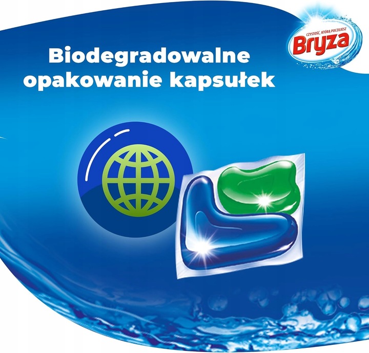 Bryza 4w1 Kapsułki Żelowe do Prania Rzeczy Kolorowych Zapach Kwiatów 50szt