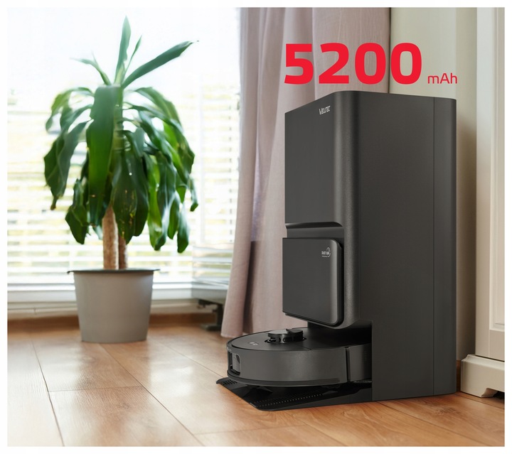 ROBOT SPRZĄTAJĄCY MOPUJĄCY WELLTEC R90 PRO + STACJA 5W1 + AKCESORIA