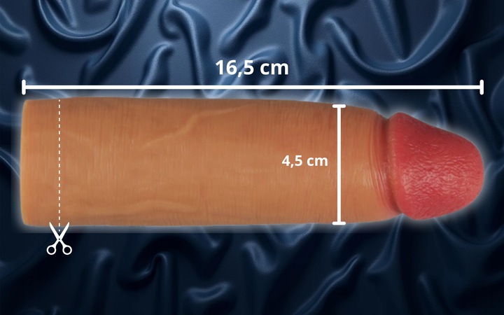 NAKŁADKA na PENISA realistyczna seks PRZEDŁUŻKA proteza penisa dla mężczyzn