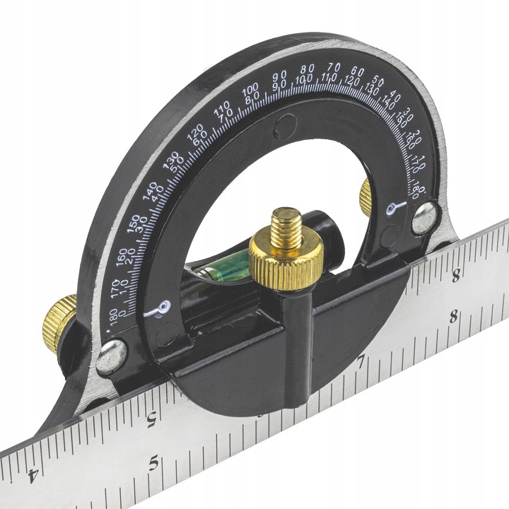 KĄTOMIERZ LINIAŁ PRZYMIAR LIBELKA KĄTOWNIK WIELOFUNKCYJNY 300 MM