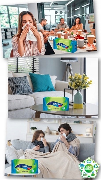 Velvet chusteczki Balsam 10 opak.