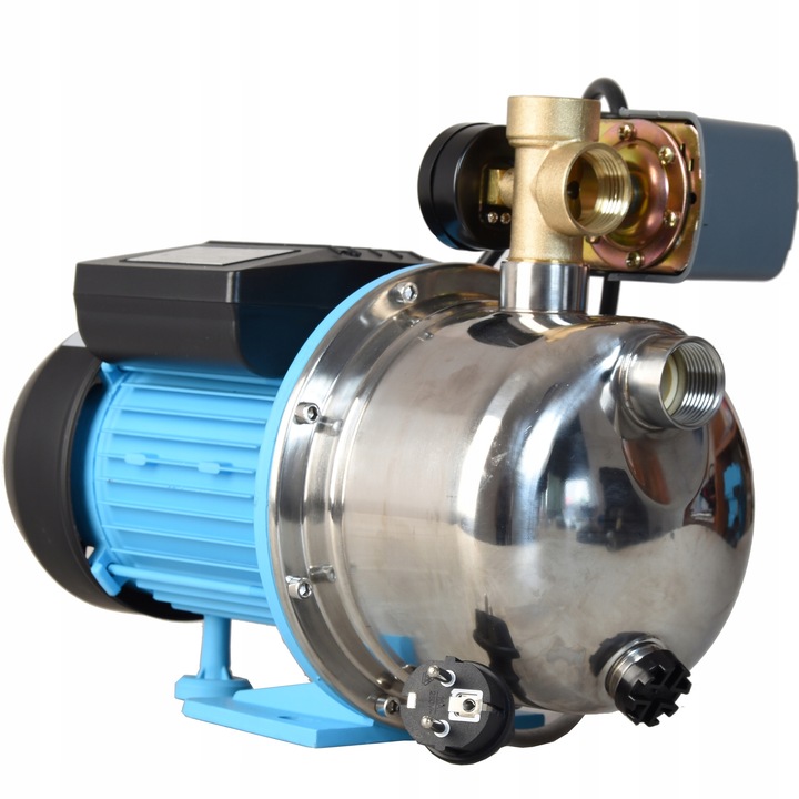 POMPA HYDROFOROWA Z OSPRZĘTEM SSĄCA DO WODY 1100W INOX 3600L/H WYDAJNA