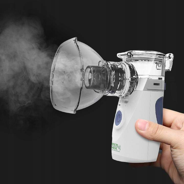 INHALATOR NEBULIZATOR Siateczkowy DLA DZIECI DOROSŁYCH przenośny CICHY MPRO