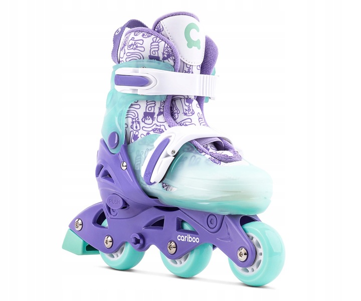 Rolki dla dzieci CARIBOO STEP 1 regulowane - 30-33