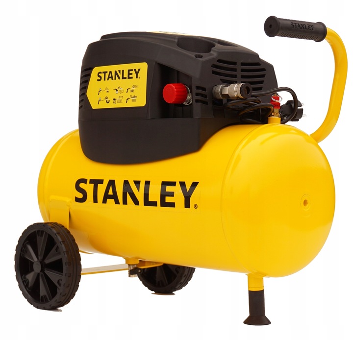 STANLEY KOMPRESOR BEZOLEJOWY SPRĘŻARKA 24L 10bar