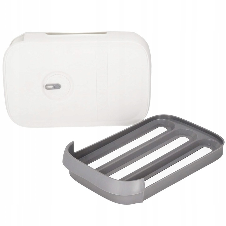 POJEMNIK ORGANIZER NA JAJKA do lodówki PODAJNIK PUDEŁKO ZAMYKANE 21 JAJ