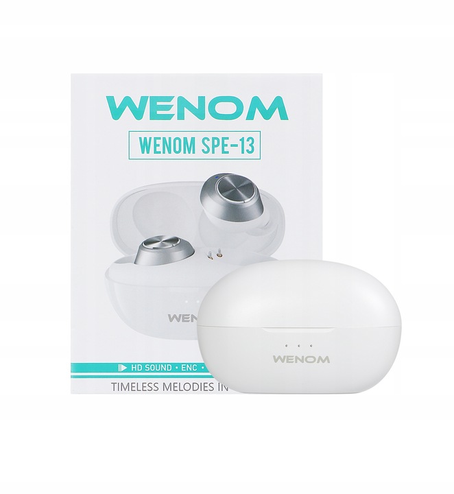 SŁUCHAWKI BEZPRZEWODOWE DOKANAŁOWE SPE-13 BLUETOOTH WODOODPORNE 2 mikrofony