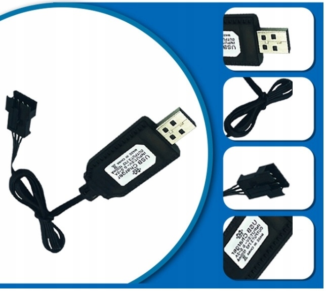 ŁADOWARKA SM-4P 7,4V 1000mA do zabawek RC