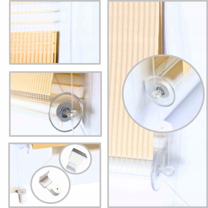 ROLETA ROLETY DZIEŃ NOC 95x150 CM Z NAPINACZEM NA WYMIAR– WYBÓR KOLORÓW