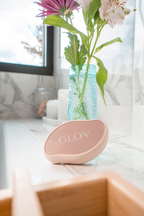GLOV NANO GLASS DEPILATOR Bezbolesny depilator z nano szkła PINK