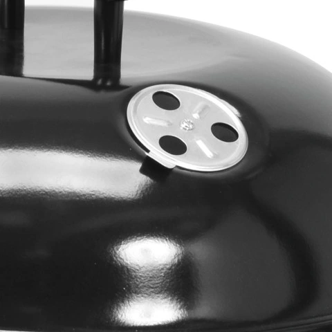 GRILL WĘGLOWY OGRODOWY OKRĄGŁY Z POKRYWĄ POPIELNIK