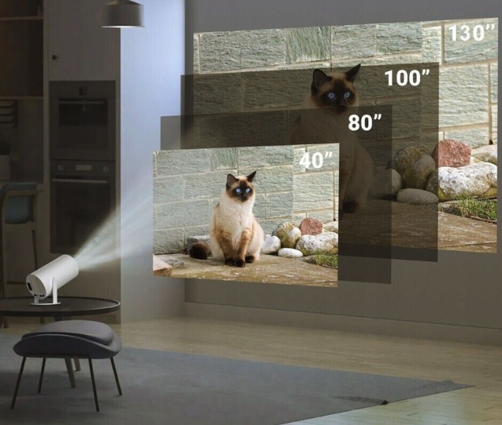 Projektor LED Magcubic HY300 Przenośny Rzutnik PL Android TV WiFi