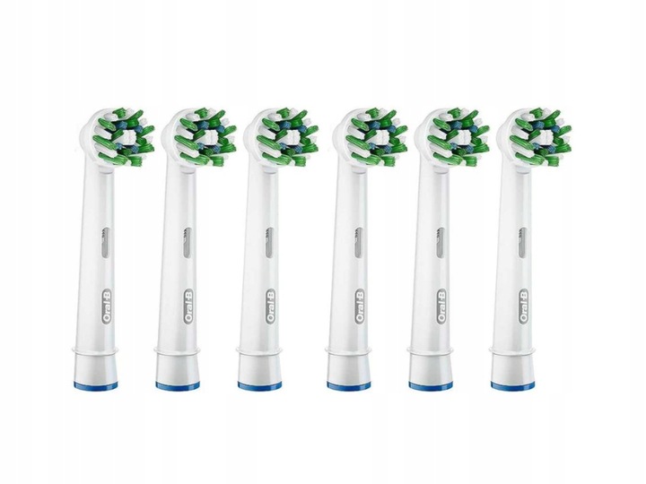 Końcówki do Szczoteczki Elektrycznej Oral-B Pro CrossAction 6pak Oryginalne