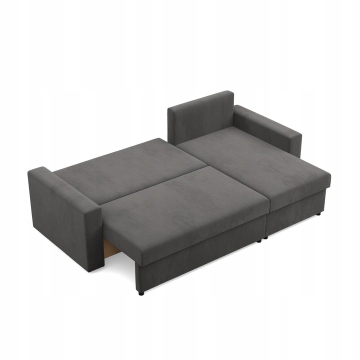 Narożnik Rozkładany z Funkcją Spania z Prostym Bokiem ROGÓWKA Neo