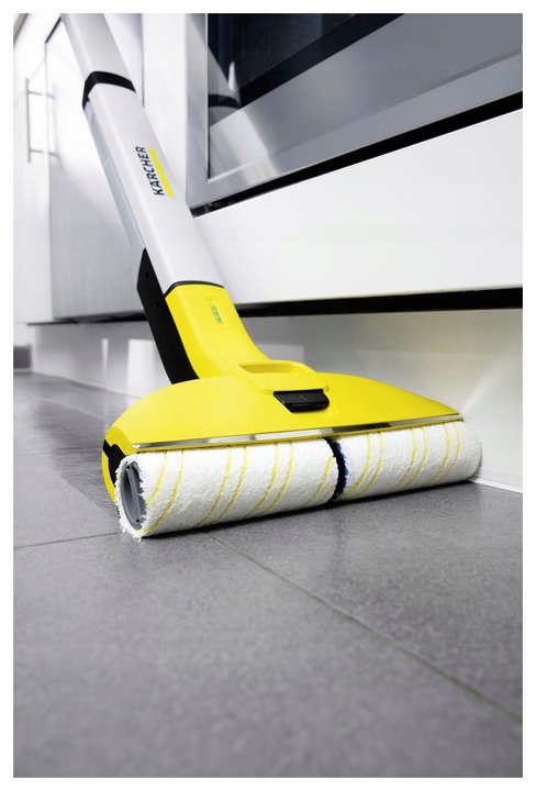 KOMPLET DO MOP KARCHER FC3 FC5 FC7 FC8 4x PADY ROLKI PUREY +PŁYN DO