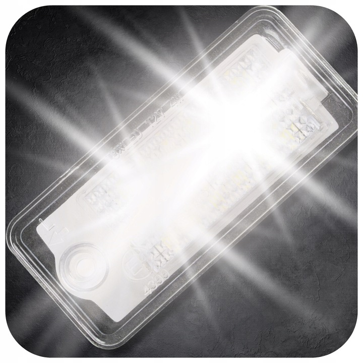 Podświetlenie Lampki LED Tablicy Rejestracyjnej Audi A3 8P A4 B6 B7 A6