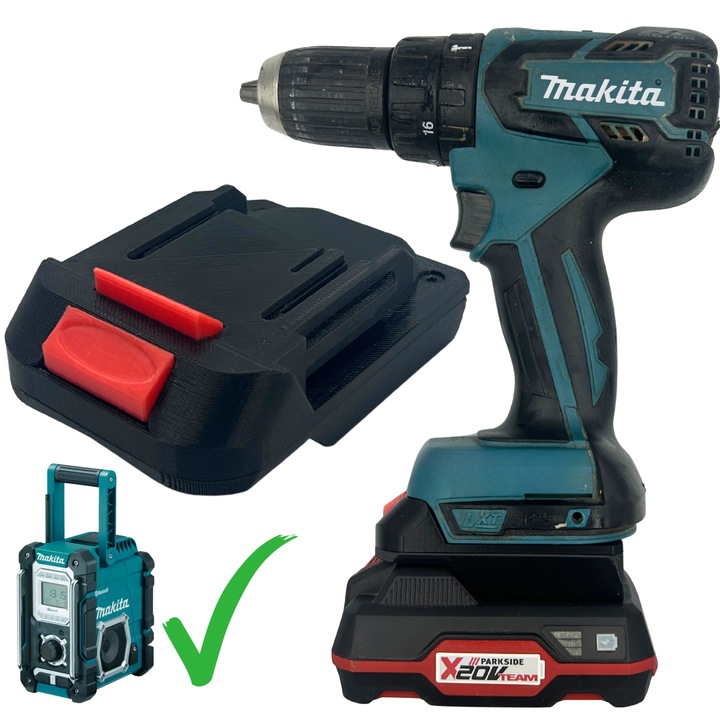 Adapter Parkside do urządzeń Makita przejściówka