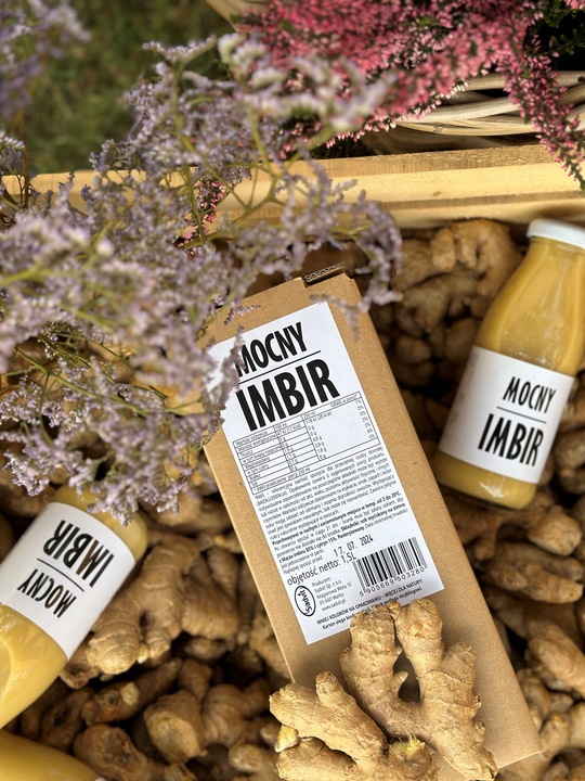 sok z imbiru imbirowy 100% tłoczony naturalny 1,5L do herbaty pasteryzowany