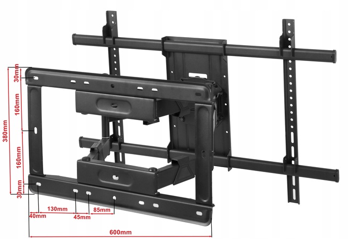 100kg Uchwyt do Telewizora 85 86 98 100 cali Ultra Mocny Wieszak TV