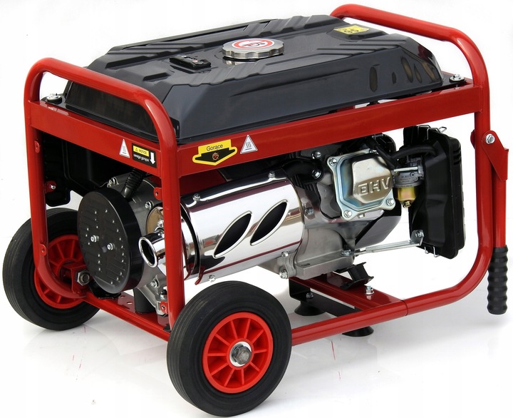 PROFESJONALNY AGREGAT PRĄDOTWÓRCZY 5,2kW KOŁA AVR+ MIEDZIANY STOJAN