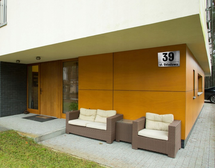 Tabliczka z numerem na dom tablica adresowa aluminiowa numer domu