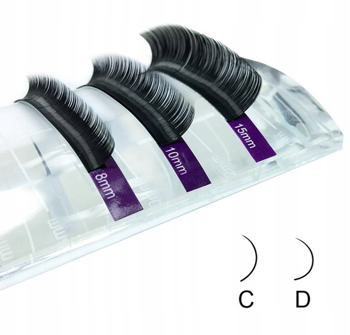 Rzęsy NAGARAKU Premium Mink D 0,07 12mm 16 pasków