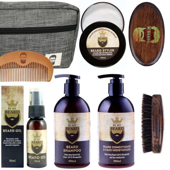 Zestaw Kosmetyków do Pielęgnacji Brody By My Beard Szczotka dla