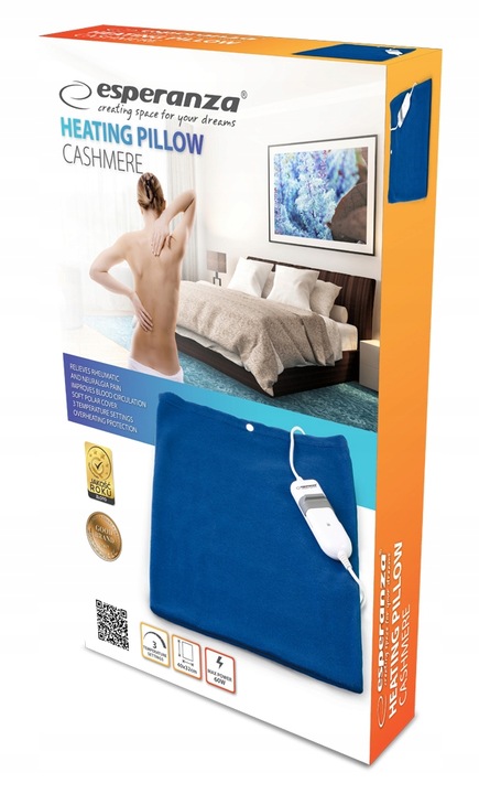 PODUSZKA ELEKTRYCZNA ROZGRZEWAJĄCA TERMOFOR CIEPŁA