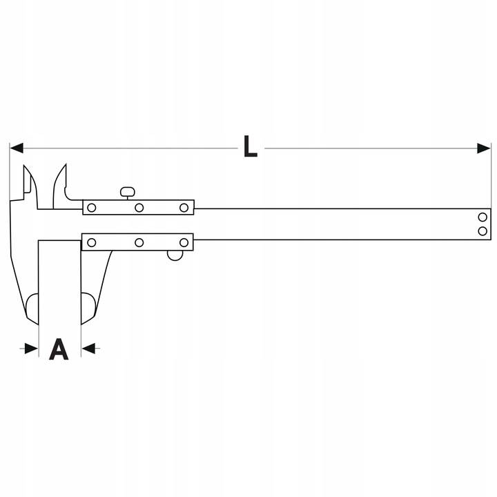 SUWMIARKA TRADYCYJNA METALOWA 150 MM ETUI