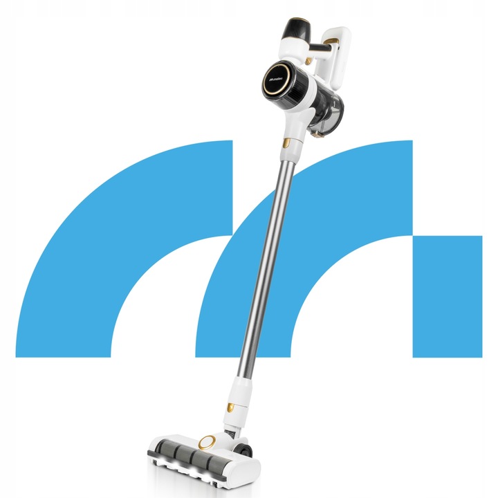 ODKURZACZ BEZPRZEWODOWY PIONOWY BEZWORKOWY ELEKTROSZCZOTKA LED 3W1