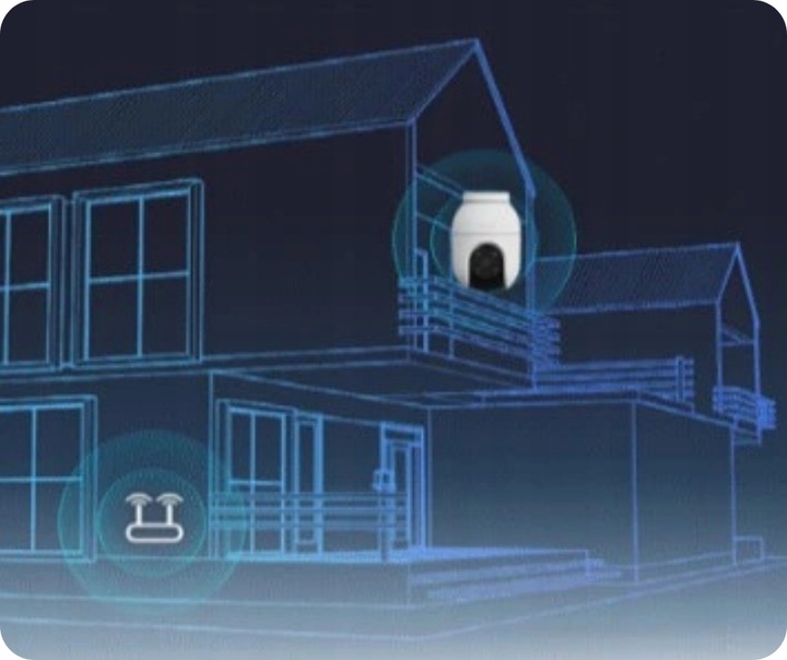 Kamera WiFi EZVIZ 8MPX C8c 4K Obrotowa Zewnętrzna Detekcja AI Śledzenie