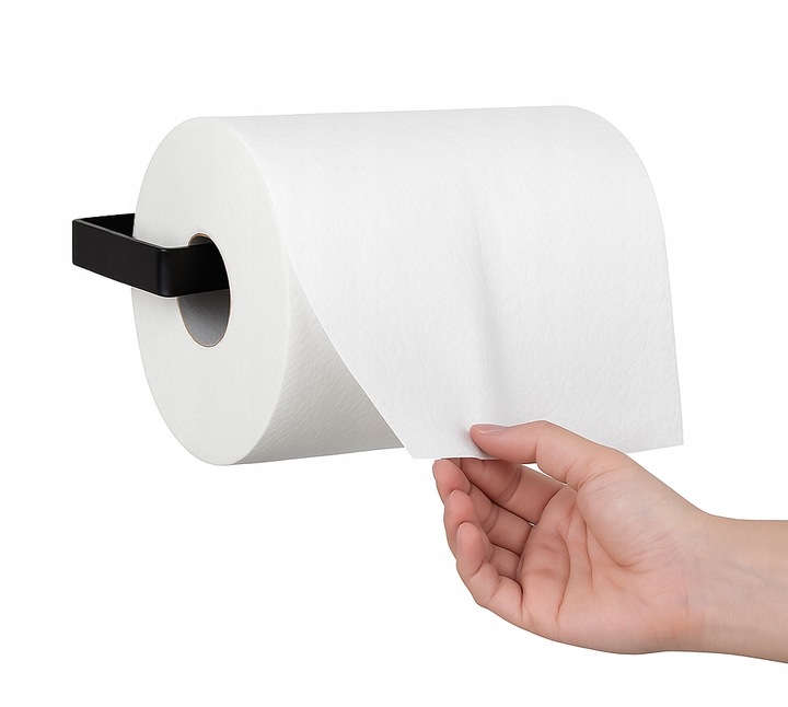 Uchwyt MAXI XXL rolka wieszak na duży ręcznik papierowy czyściwo hard