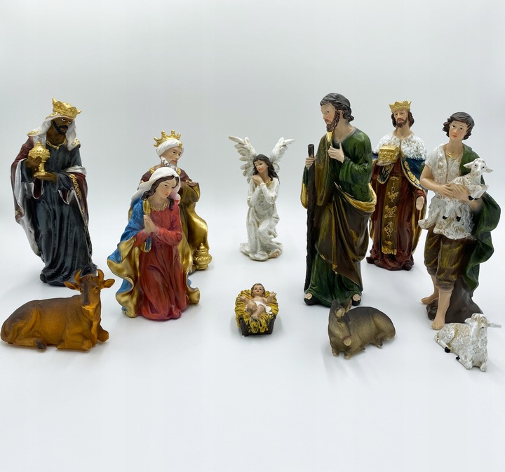 FIGURY DO SZOPKI BOŻONARODZENIOWEJ 21 CM 11 ELEMENTÓW