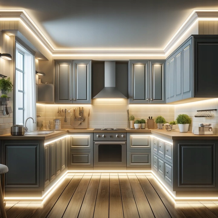 Taśma LED COB 320 diod/m 9.8W/m Biały neutralny 4000K IP20 12V 8mm 5m