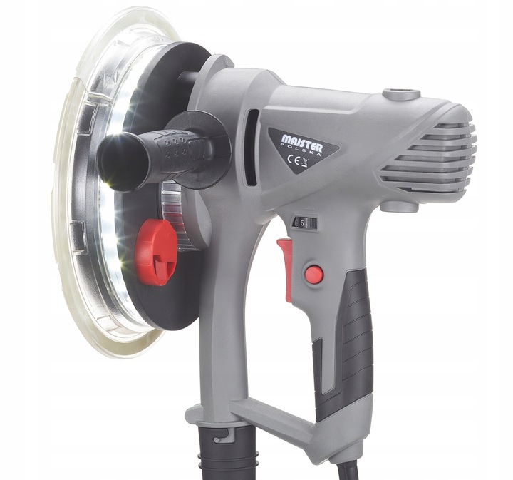 SZLIFIERKA szlifowania GIPSU GŁADZI TYNKÓW TYNKU ścian sufitów LED