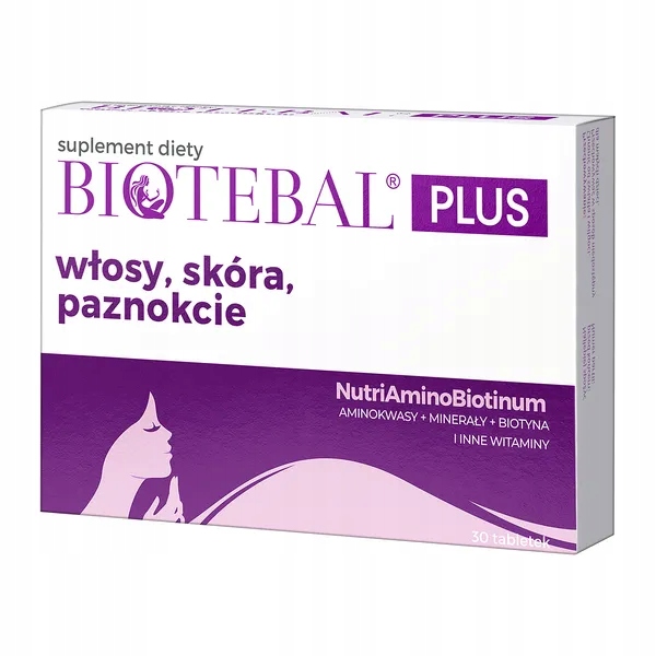 BIOTEBAL PLUS WŁOSY SKÓRA PAZNOKCIE 30 + 10 TABLETEK