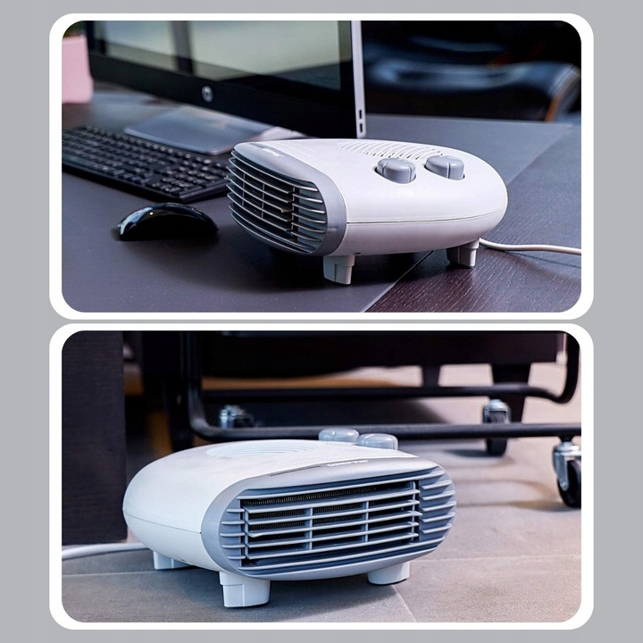 FARELKA MOCNY GRZEJNIK TERMOWENTYLATOR ELEKTRYCZNY STOJĄCY TERMOSTAT