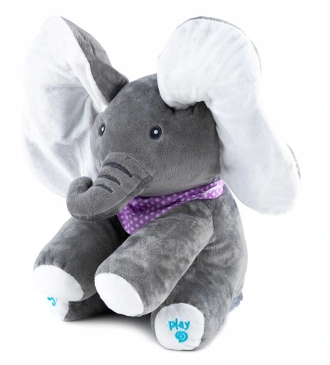 SŁOŃ PLUSZAK Peek-A-Boo ZABAWA W CHOWANEGO