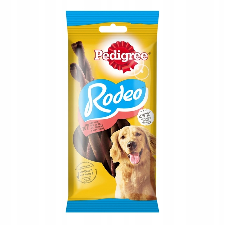 ZESTAW 12x PEDIGREE RODEO PRZYSMAK Z WOŁOWINĄ 123G